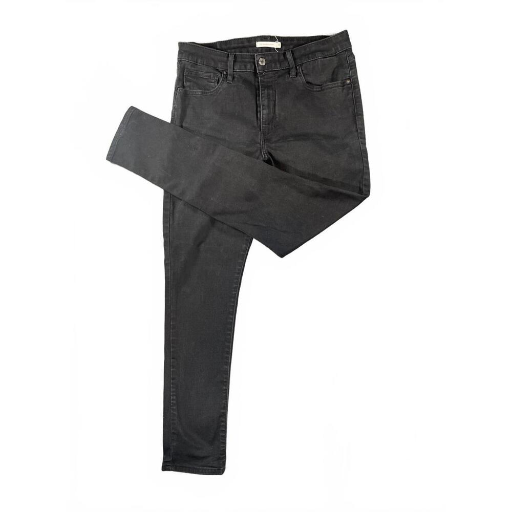 Levi's 721 Women's High Rise Skinny Jeans in Soft Black - Size 32X30